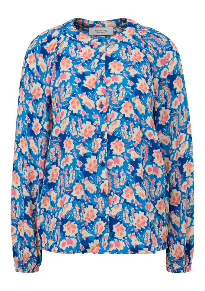 comma casual identity Langarmbluse Langarmbluse mit All-over-Print Artwork von comma casual identity