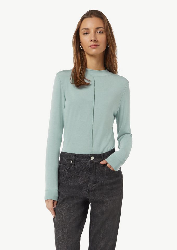 comma casual identity Langarmshirt Langarmshirt mit Nahtdetail Teilungsnaht von comma casual identity