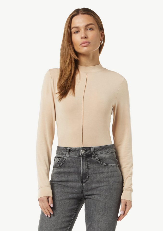 comma casual identity Langarmshirt Langarmshirt mit Nahtdetail Teilungsnaht von comma casual identity