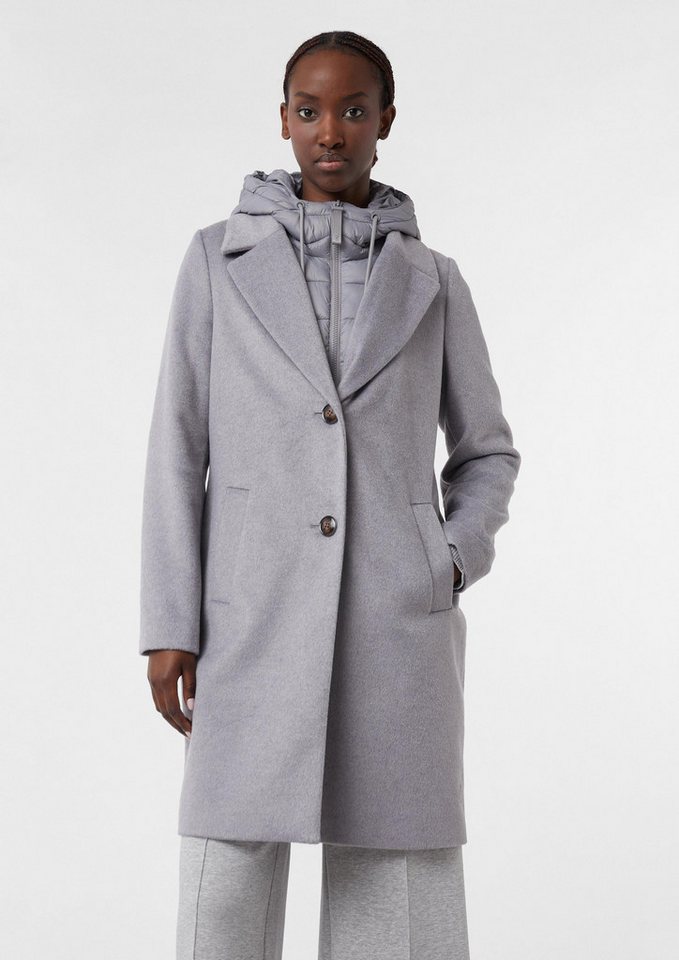 comma Funktionsmantel Outdoor-Mantel Mantel mit abnehmbarem Stepp-Einsatz von comma