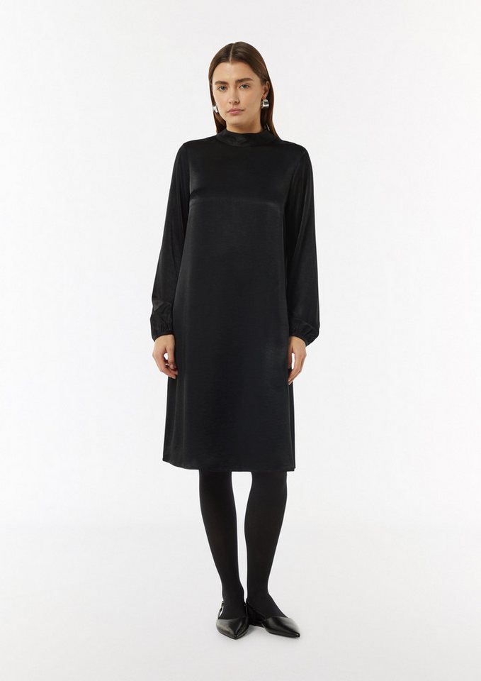 comma casual identity Minikleid Viskosemix-Kleid mit Bindedetail von comma casual identity