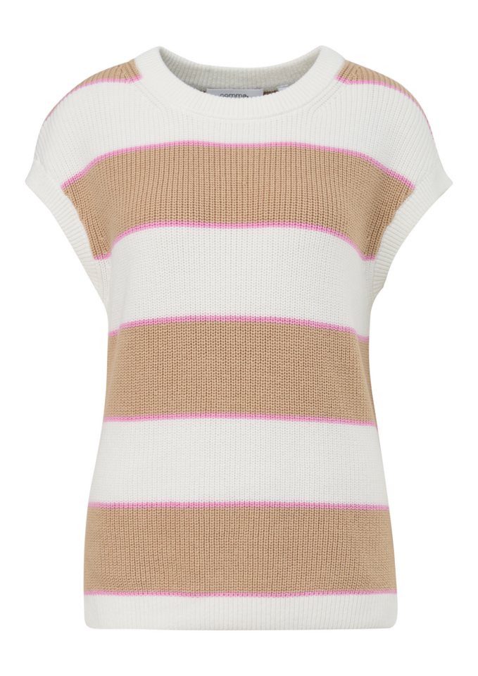 comma casual identity Pullunder Strickpullunder mit Rippstruktur von comma casual identity