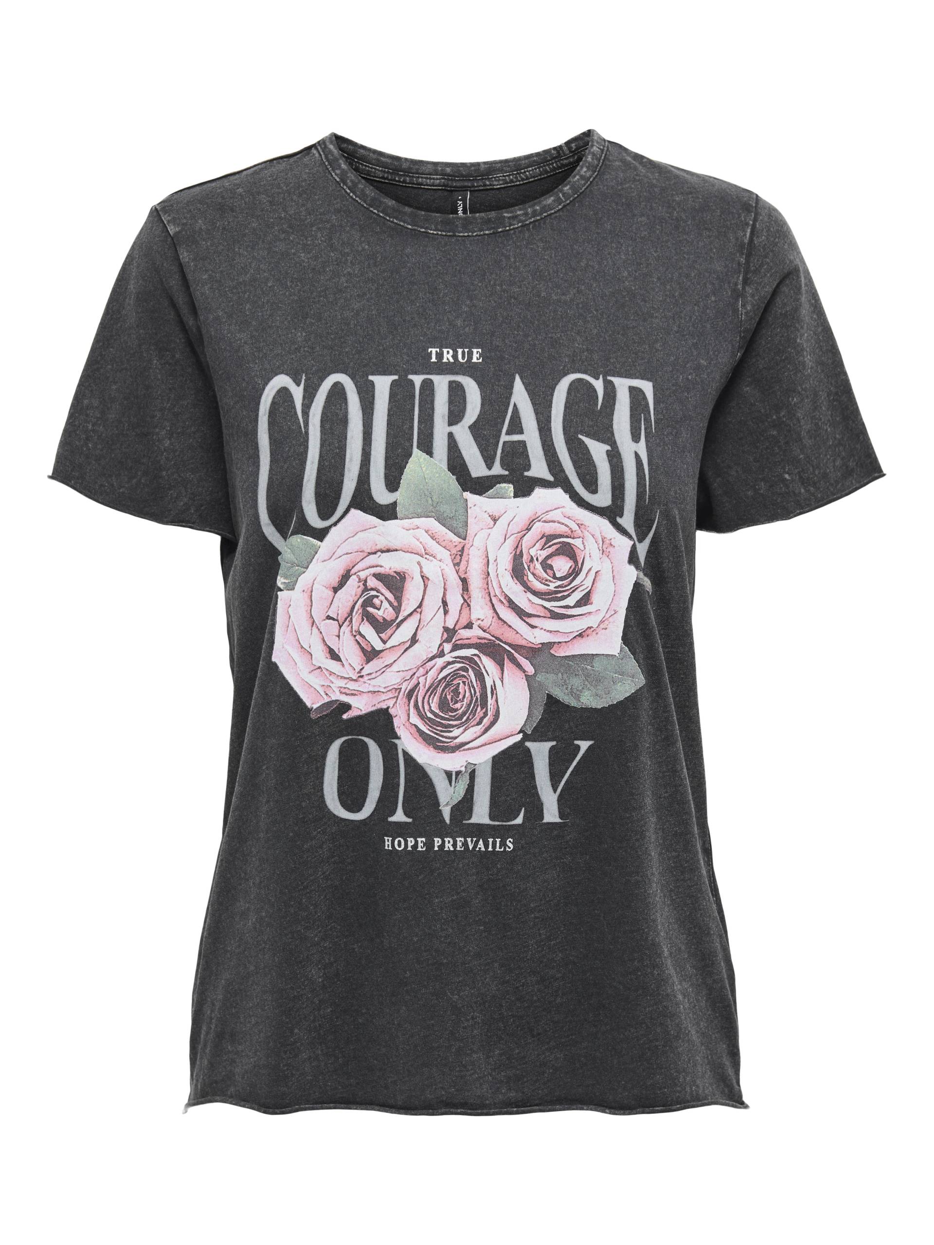 ONLY - ONLLUCY LIFE REG S/S TOP JRS NOOS black - Gr. - L von ONLY