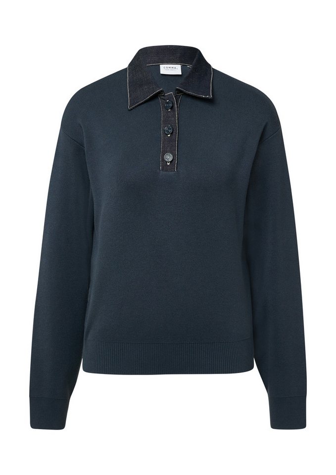 comma casual identity Rundhalspullover comma casual identity Rundhalspullover von comma casual identity