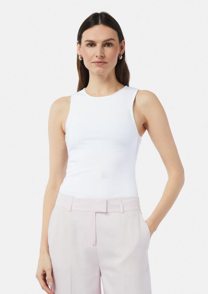 comma casual identity Shirttop Geripptes Tanktop im Slim Fit von comma casual identity
