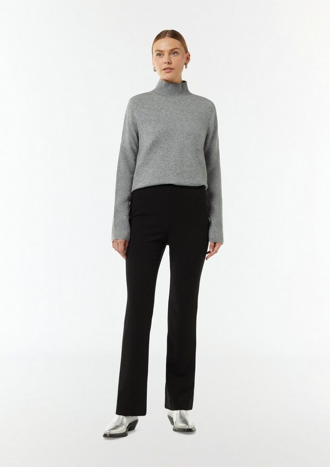 comma casual identity Stoffhose Elastische Hose mit Flared Leg von comma casual identity