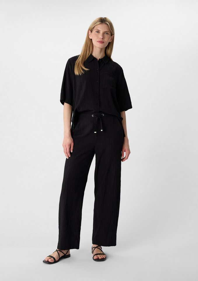 comma casual identity Stoffhose Strukturierte Hose im Relaxed Fit von comma casual identity
