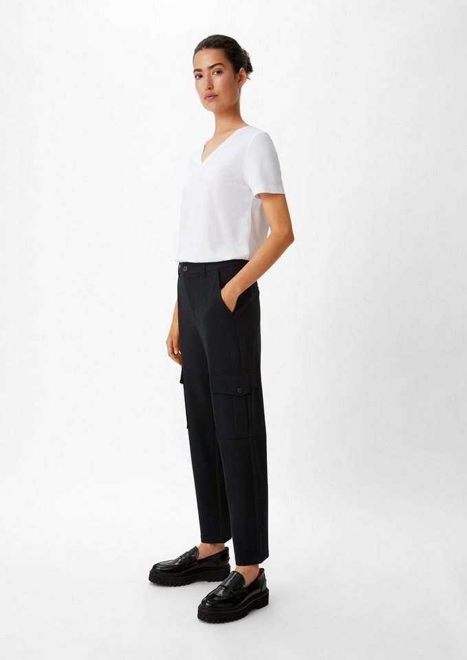 comma casual identity Stoffhose Regular: Cargohose aus Viskosemix von comma casual identity