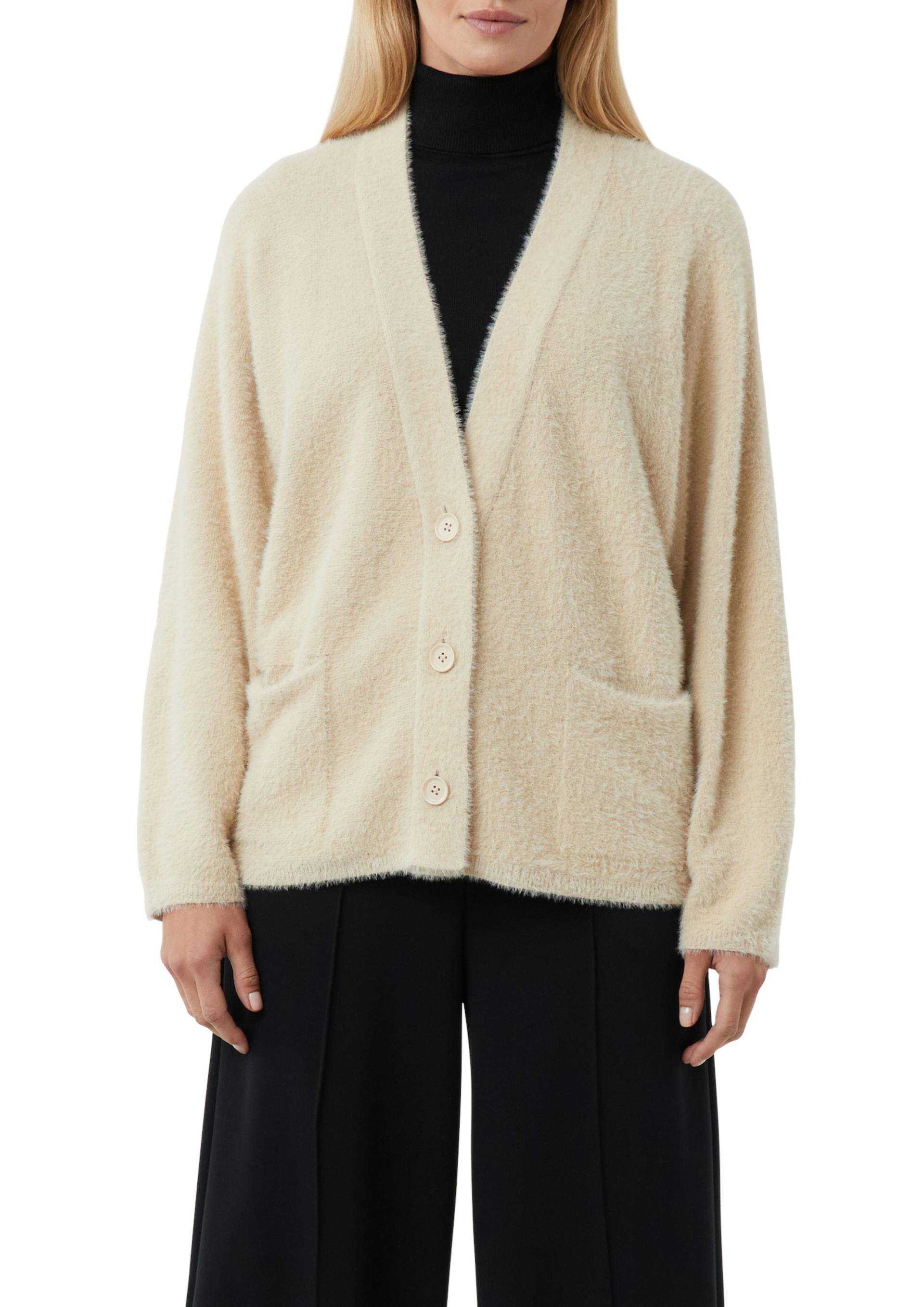comma casual identity - Strickjacke beige - Gr. - L von comma casual identity
