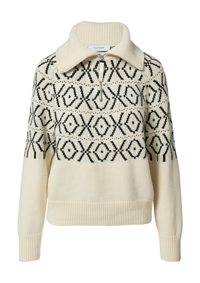 comma casual identity Strickpullover Strickpullover - Regular Fit von comma casual identity