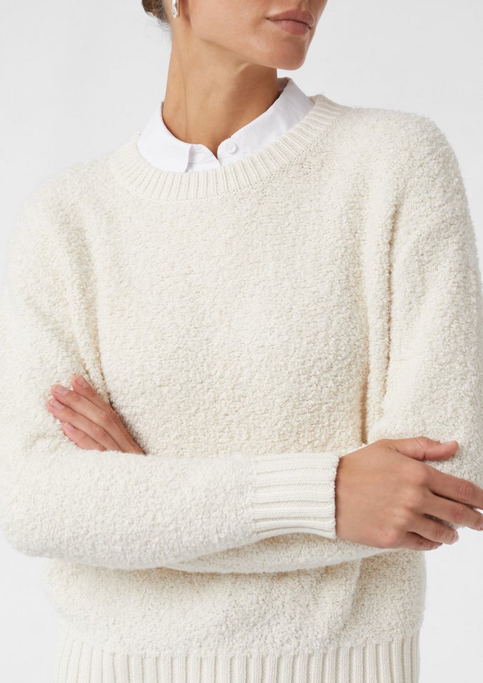 comma casual identity Strickpullover aus Bouclé von comma casual identity