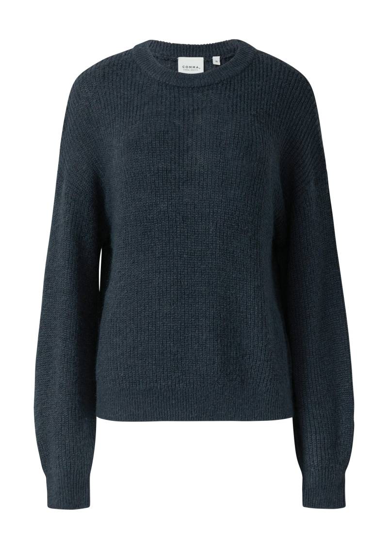 comma casual identity - Strickpullover blau - Gr. - 44 von comma casual identity