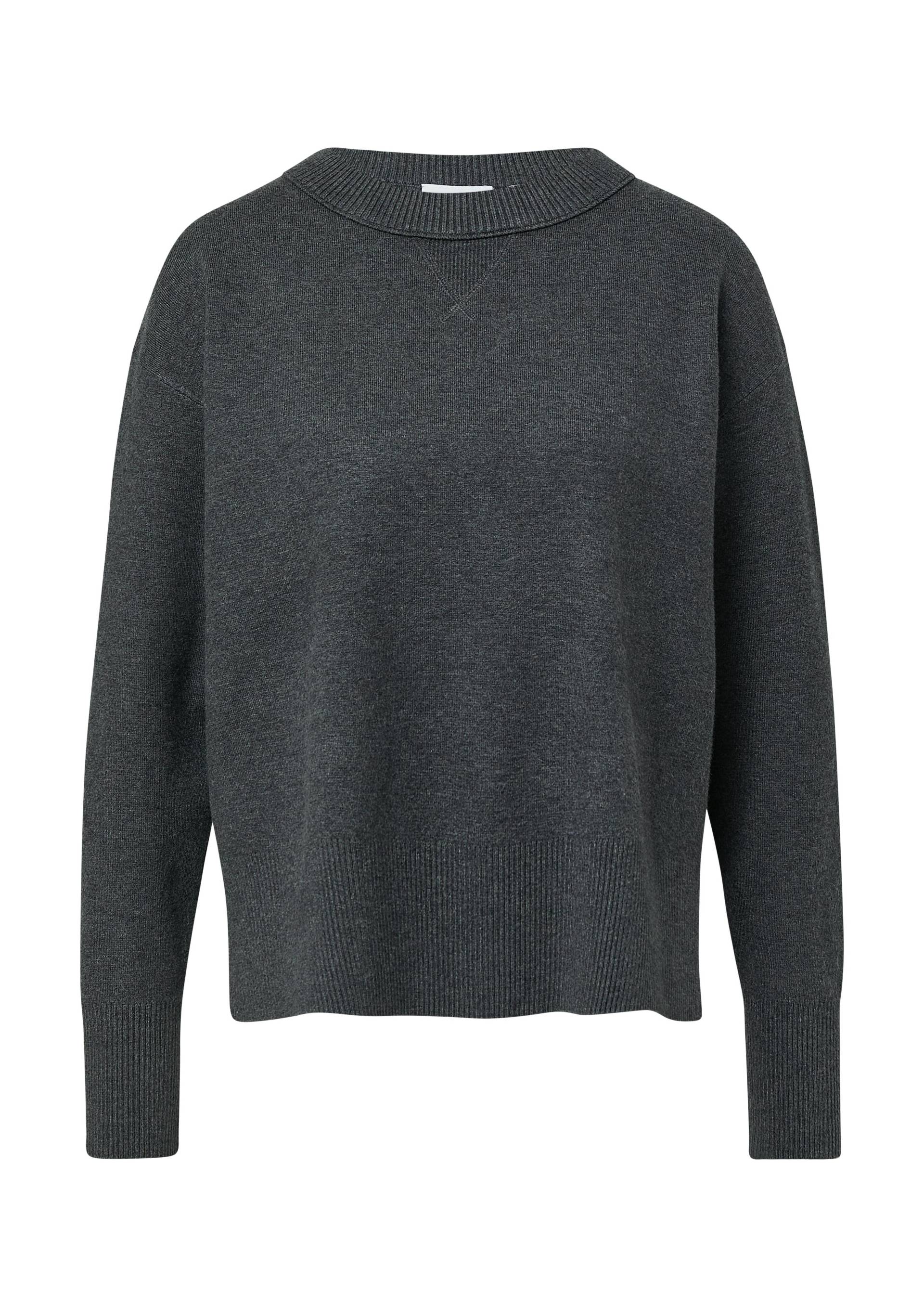 comma casual identity - Strickpullover grau - Gr. - 40 von comma casual identity