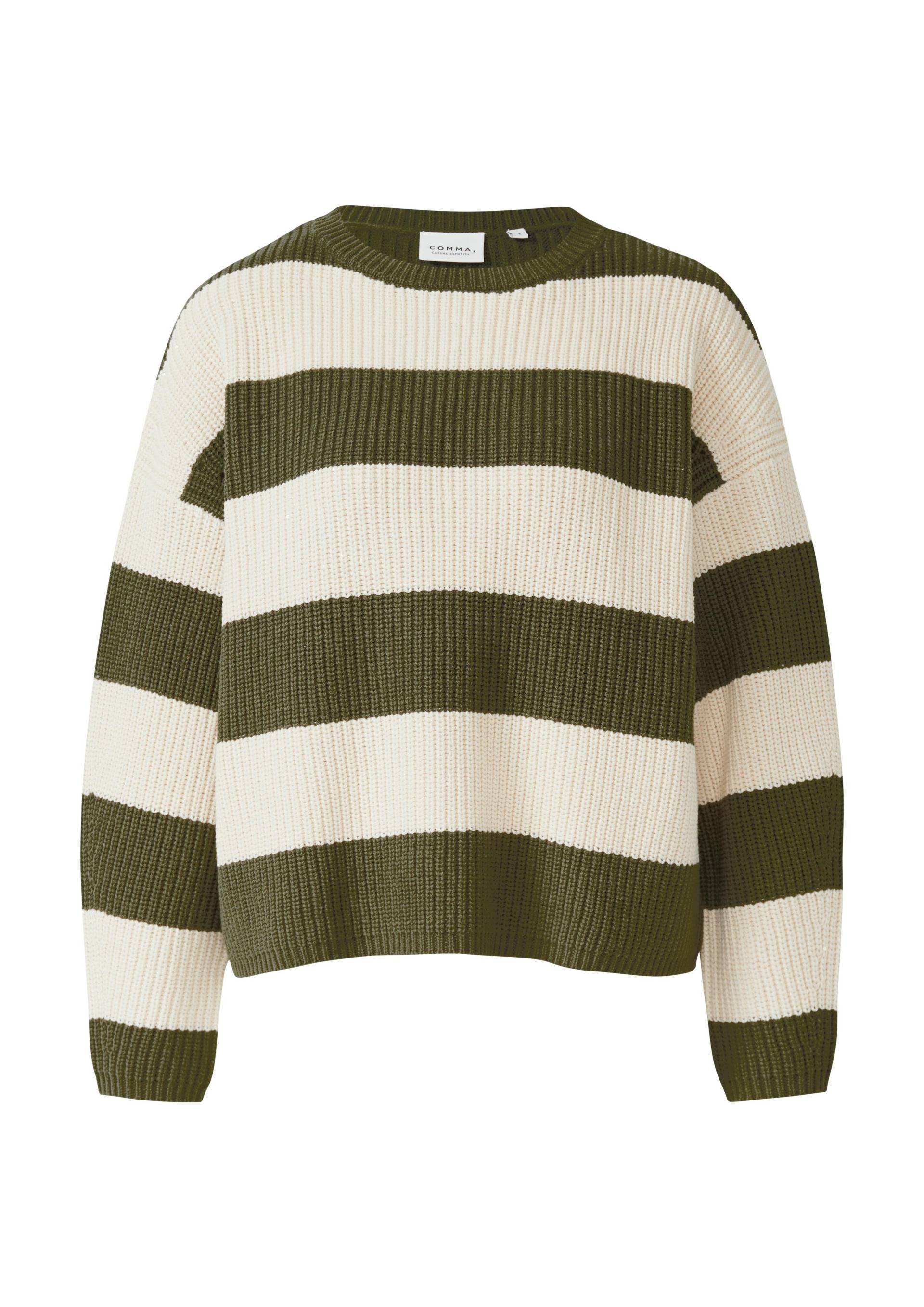 comma casual identity - Strickpullover olive - Gr. - S von comma casual identity