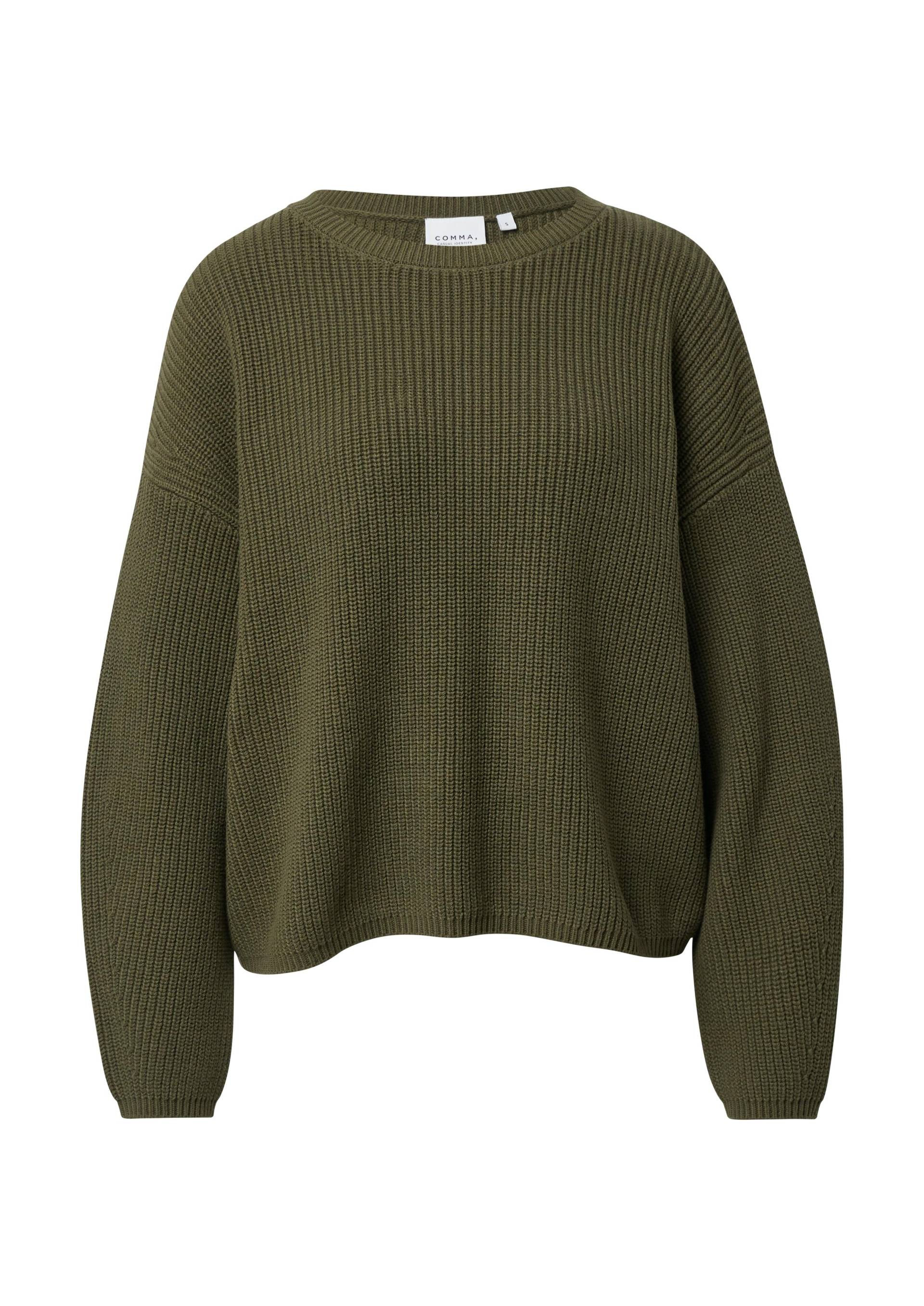 comma casual identity - Strickpullover olive - Gr. - XL von comma casual identity