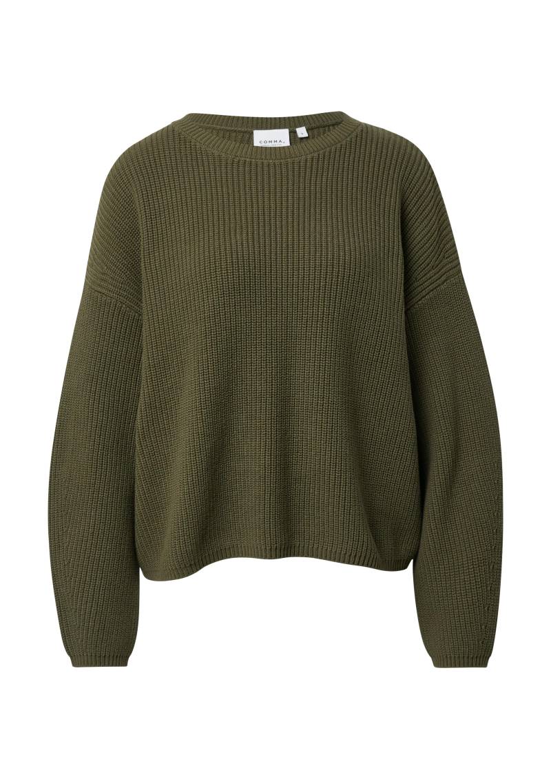 comma casual identity - Strickpullover olive - Gr. - XS von comma casual identity