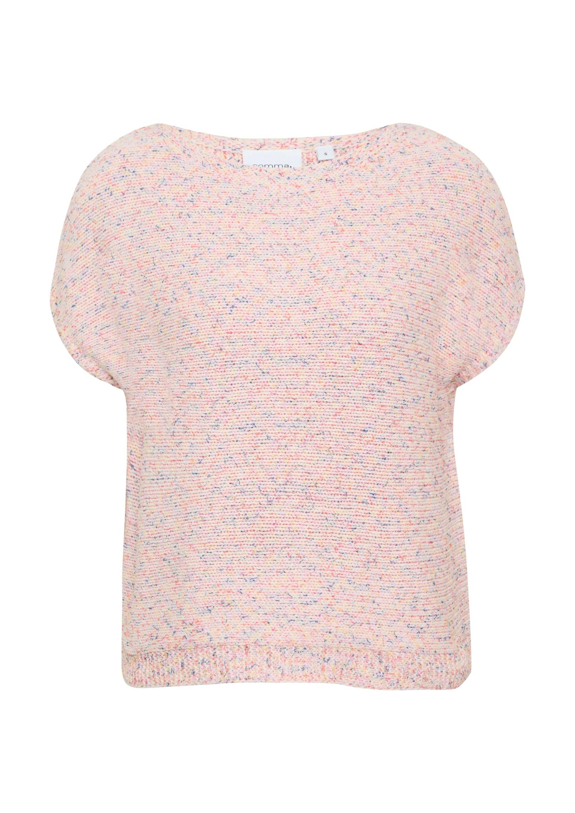 comma casual identity - Strickpullover pink|mehrfarbig - Gr. - M von comma casual identity
