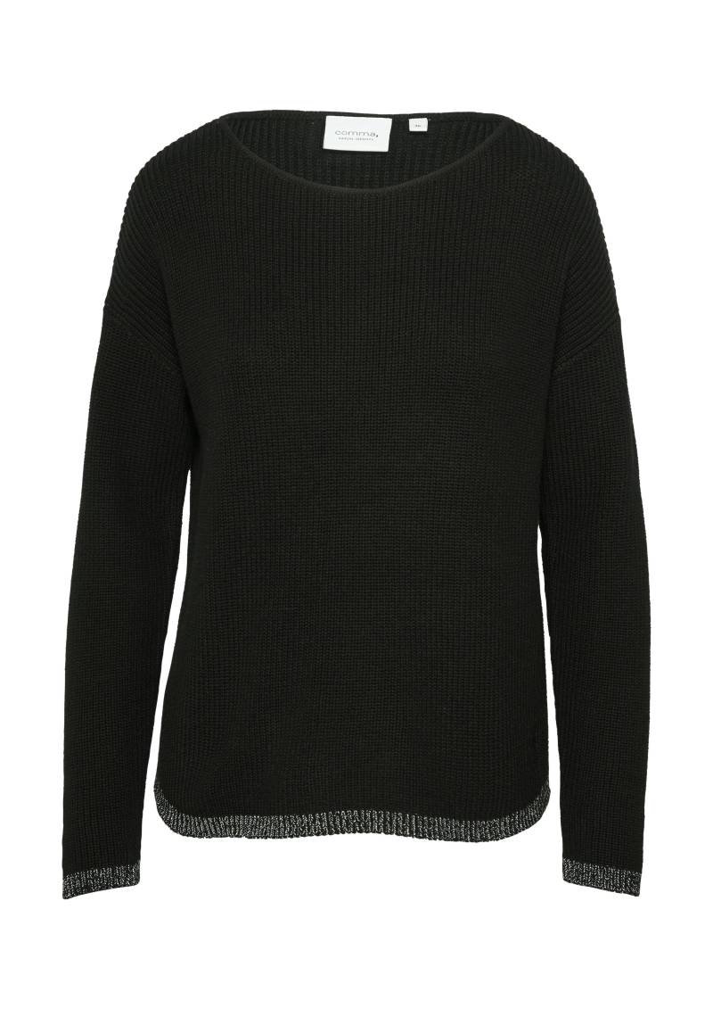 comma casual identity - Strickpullover schwarz - Gr. - 36 von comma casual identity