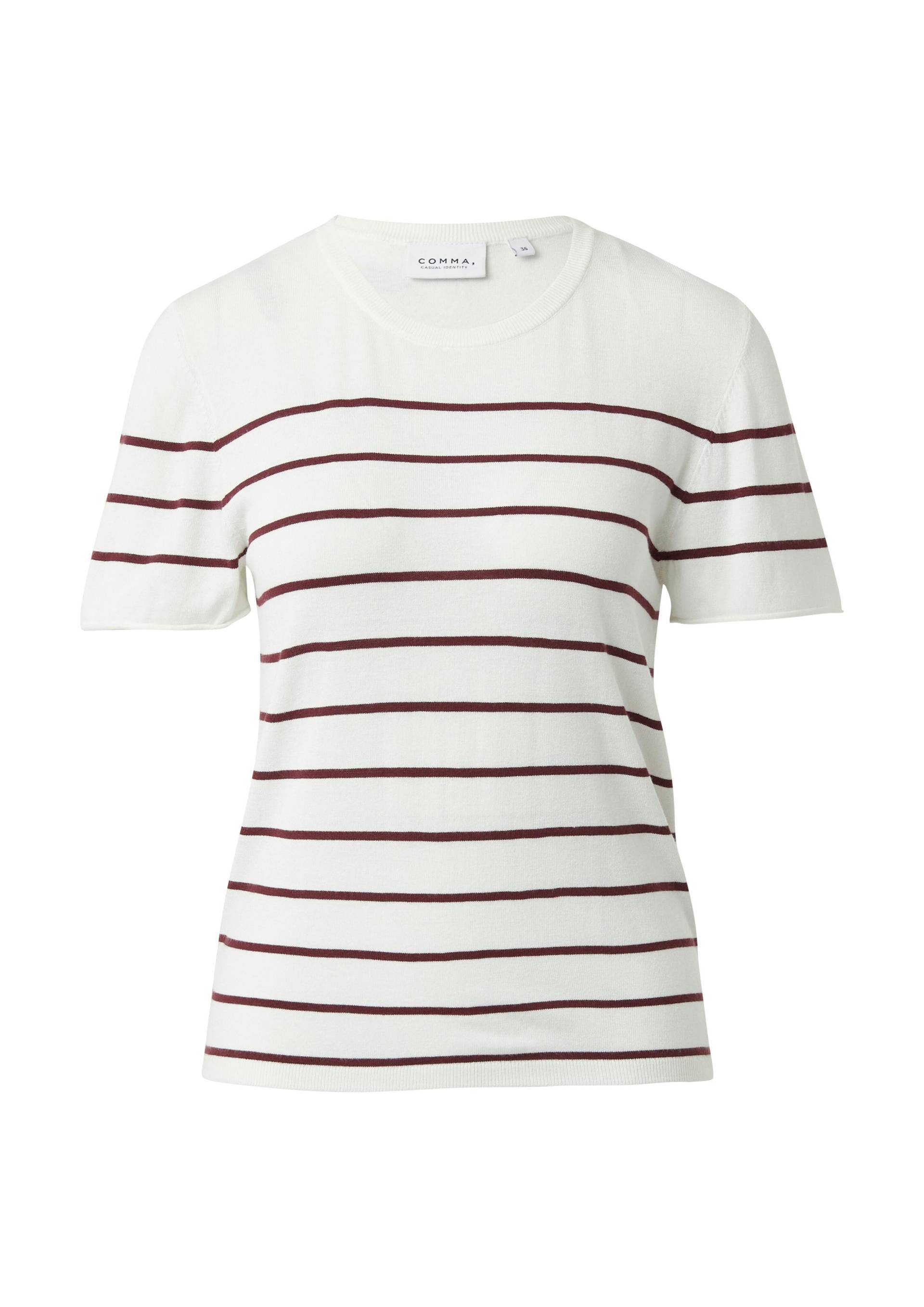 comma casual identity - Strickpullover weiß - Gr. - 40 von comma casual identity