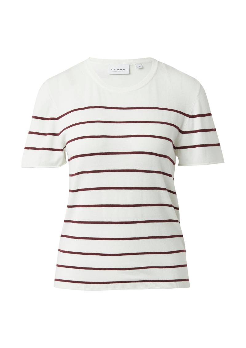 comma casual identity - Strickpullover weiß - Gr. - 40 von comma casual identity