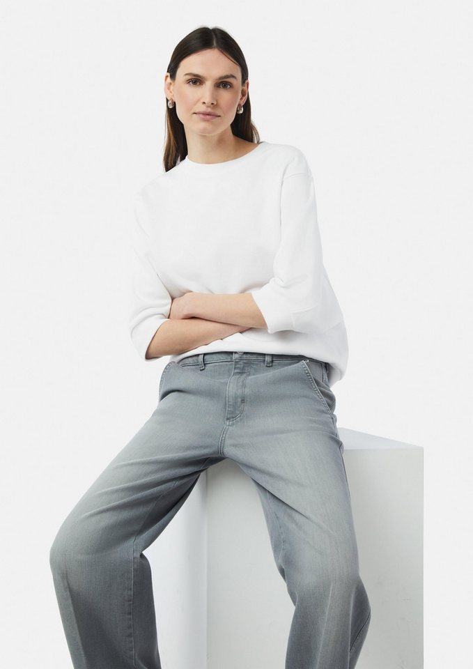 comma casual identity Sweatshirt Sweatshirt im Relaxed Fit mit weiten 3/4-Ärmeln von comma casual identity
