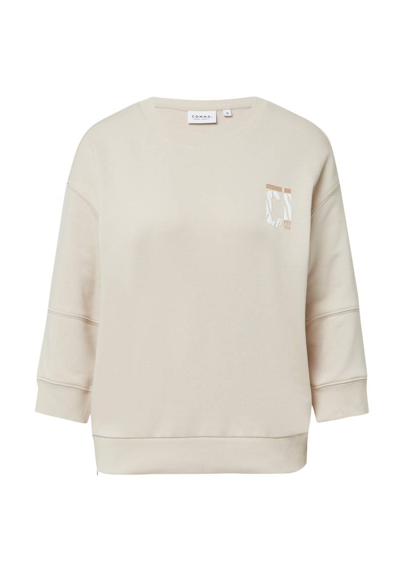comma casual identity - Sweatshirt beige - Gr. - 38 von comma casual identity
