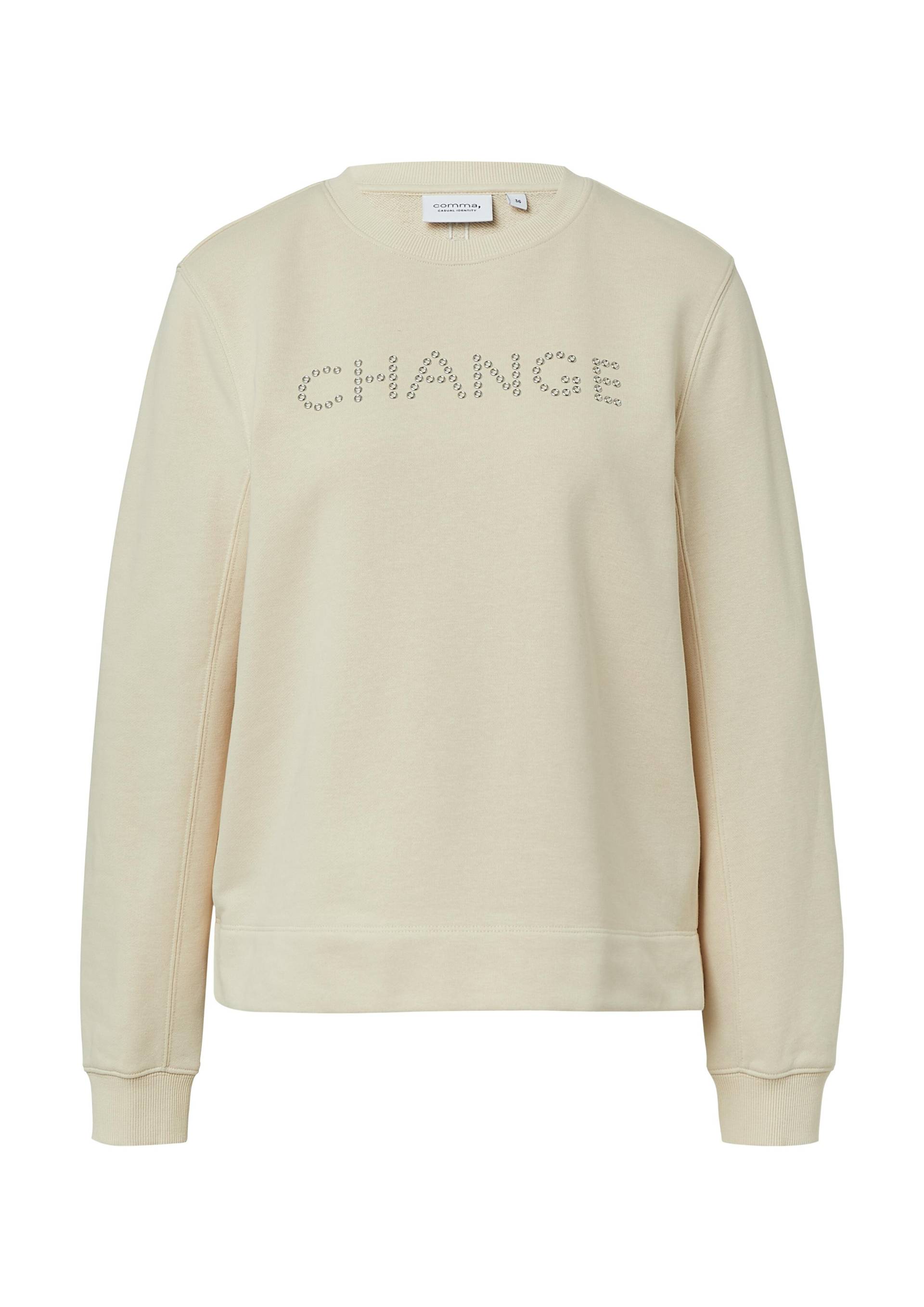 comma casual identity - Sweatshirt beige - Gr. - 40 von comma casual identity