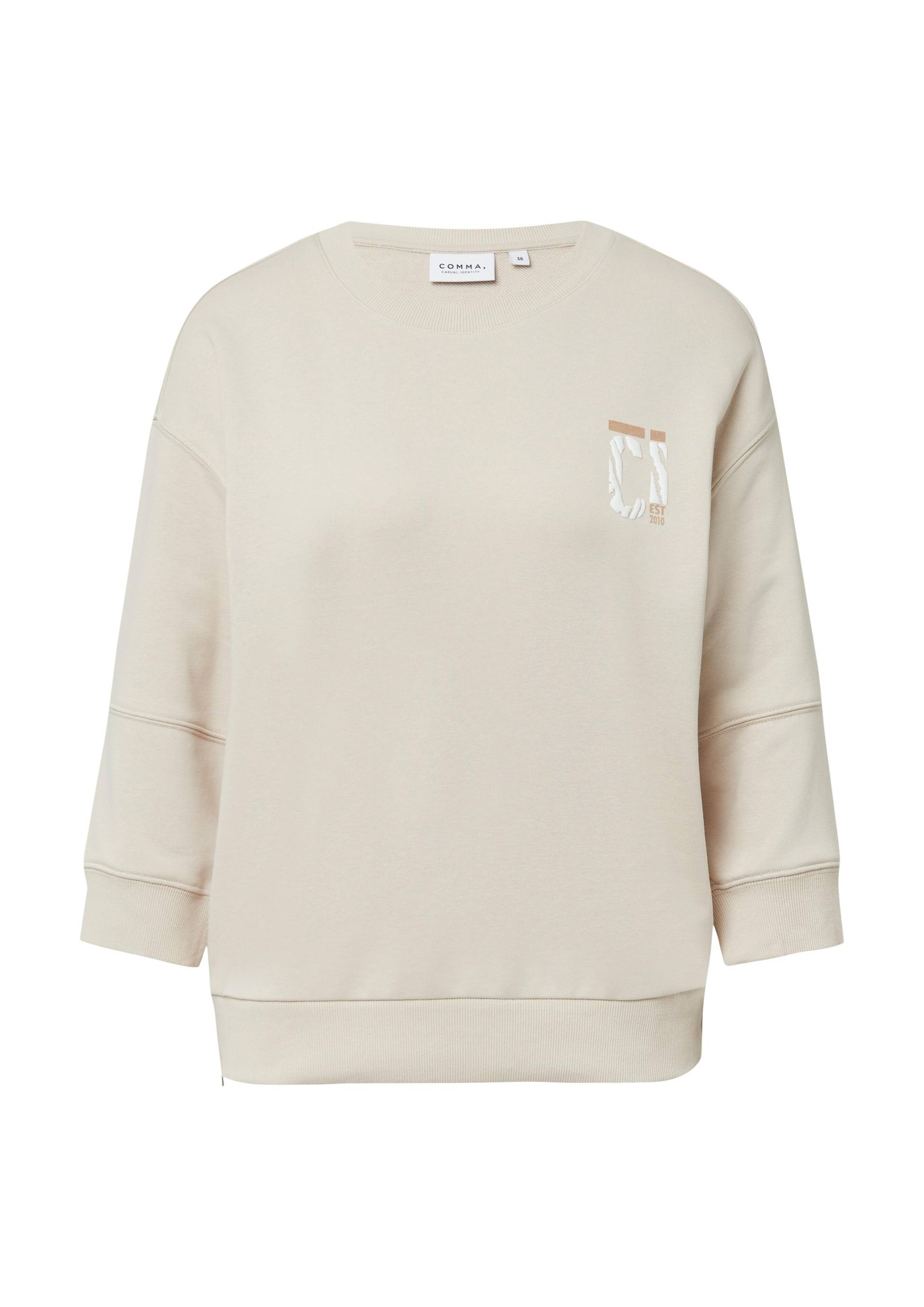 comma casual identity - Sweatshirt beige - Gr. - 44 von comma casual identity