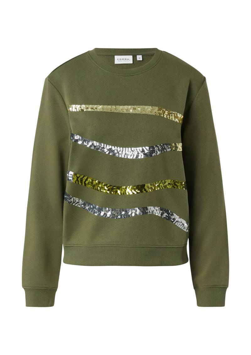 comma casual identity - Sweatshirt olive - Gr. - 34 von comma casual identity