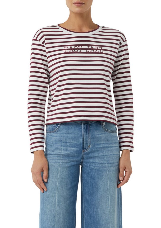 comma casual identity Sweatshirt taillenbedeckt von comma casual identity