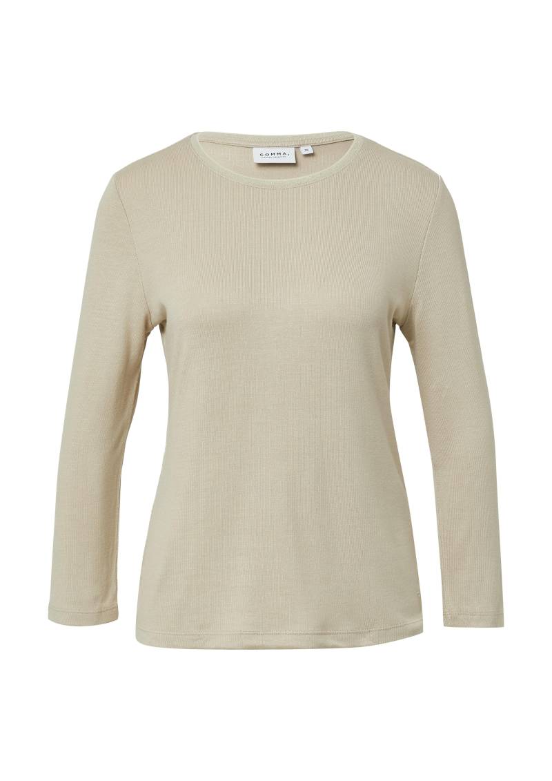 comma casual identity - T-Shirt beige - Gr. - 38 von comma casual identity