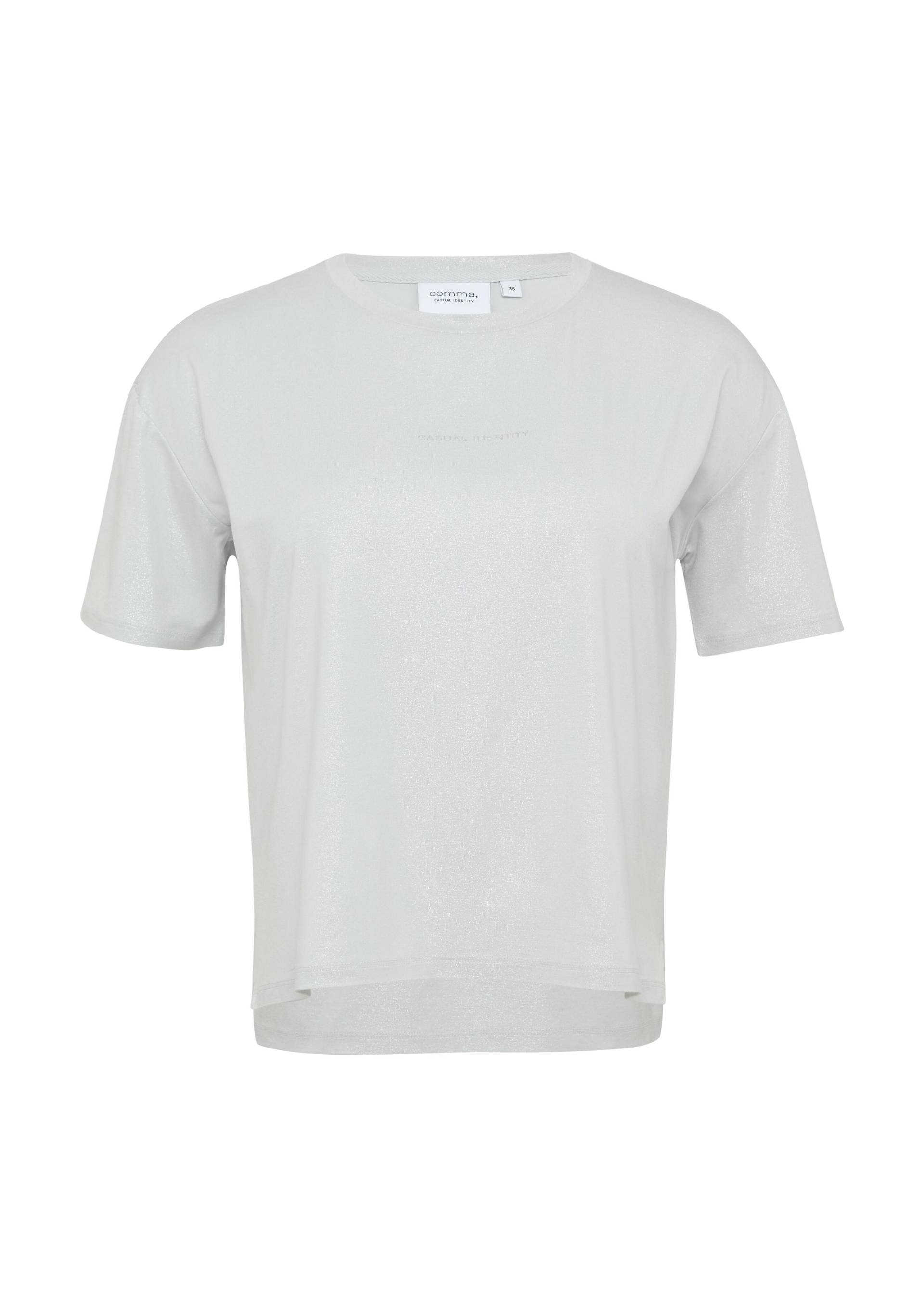 comma casual identity - T-Shirt grau - Gr. - 44 von comma casual identity