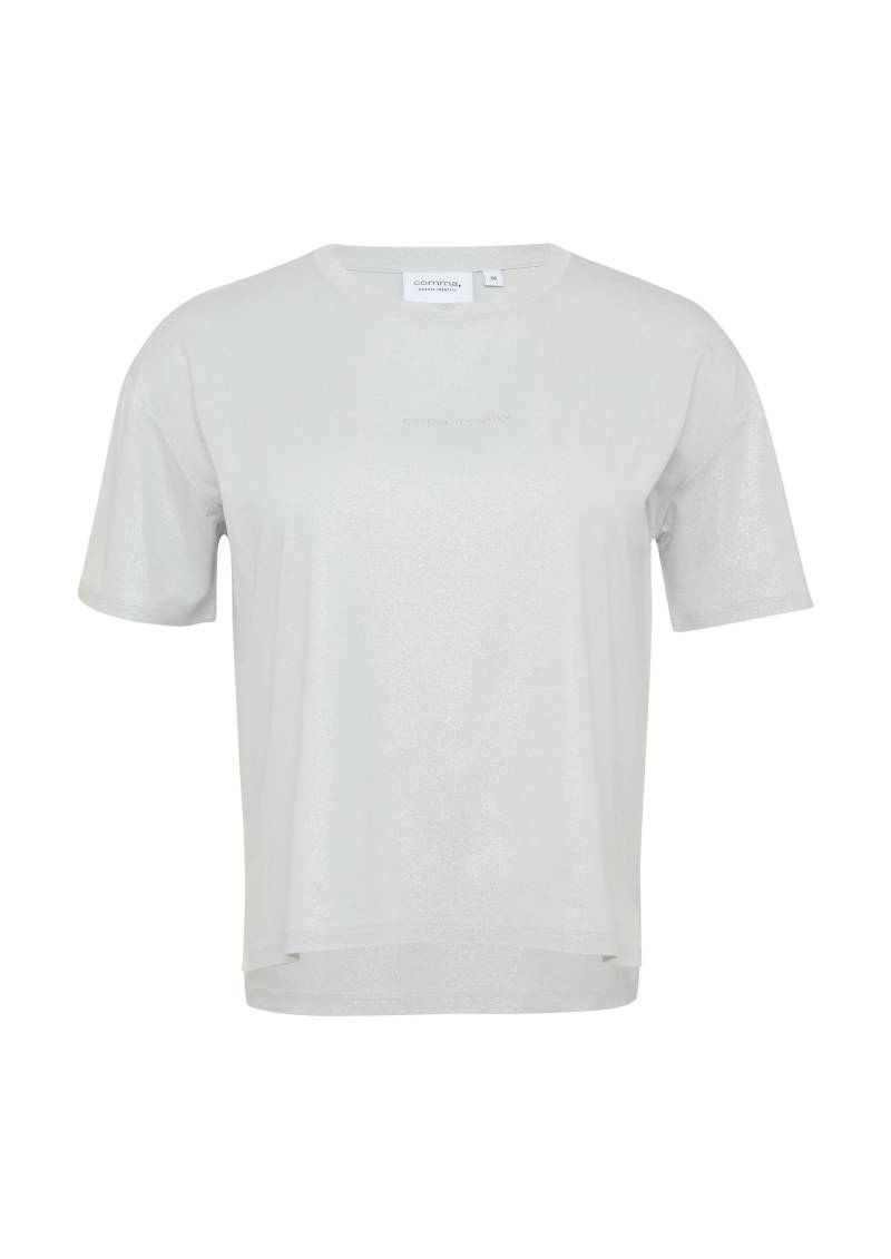 comma casual identity - T-Shirt grau - Gr. - 44 von comma casual identity