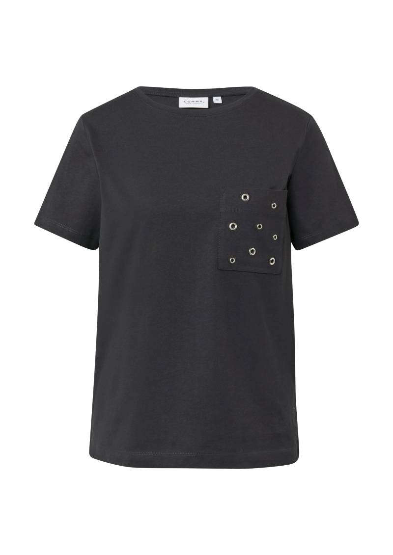 comma casual identity - T-Shirt grau - Gr. - 44 von comma casual identity