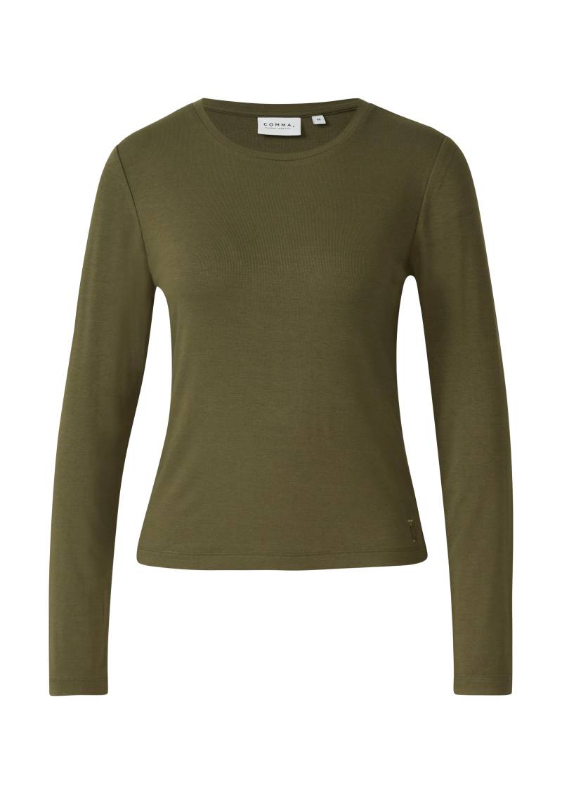 comma casual identity - T-Shirt olive - Gr. - 36 von comma casual identity