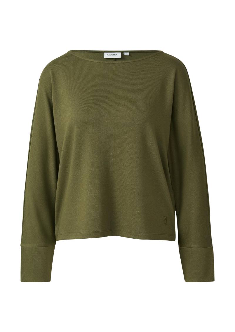 comma casual identity - T-Shirt olive - Gr. - 40 von comma casual identity