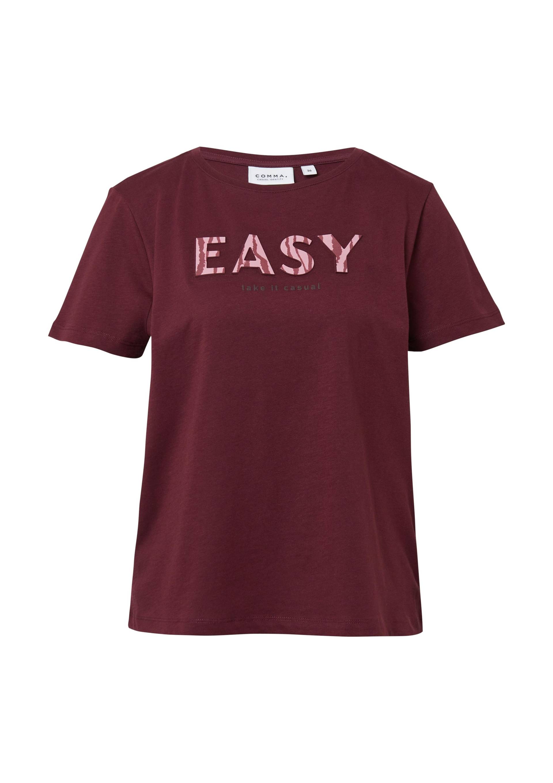 comma casual identity - T-Shirt rot - Gr. - 42 von comma casual identity