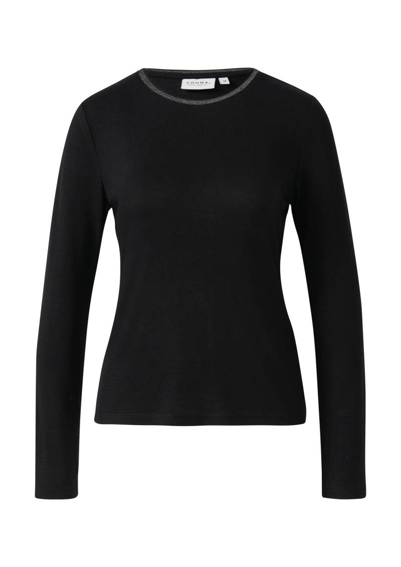 comma casual identity - T-Shirt schwarz - Gr. - 36 von comma casual identity