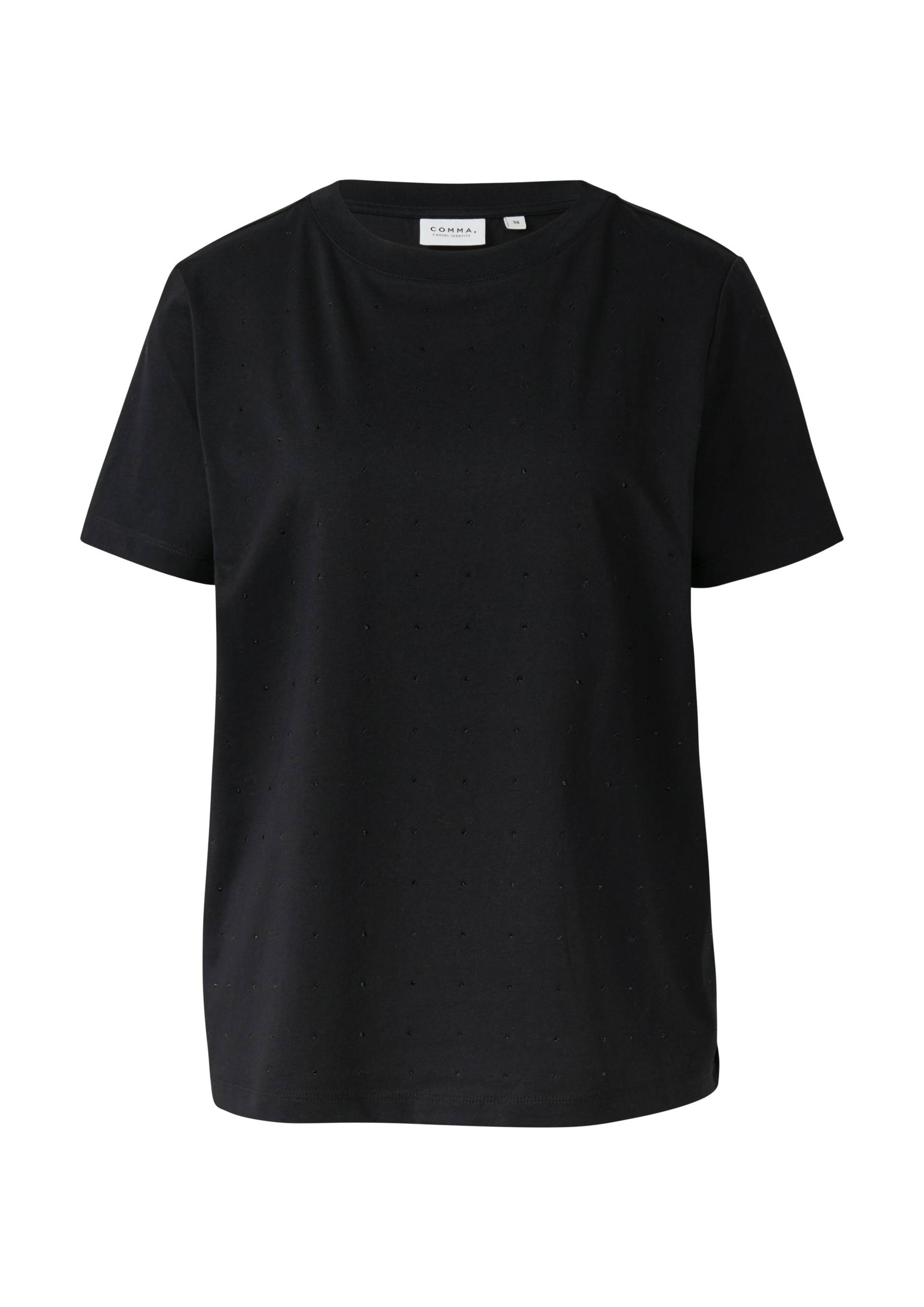 comma casual identity - T-Shirt schwarz - Gr. - 36 von comma casual identity