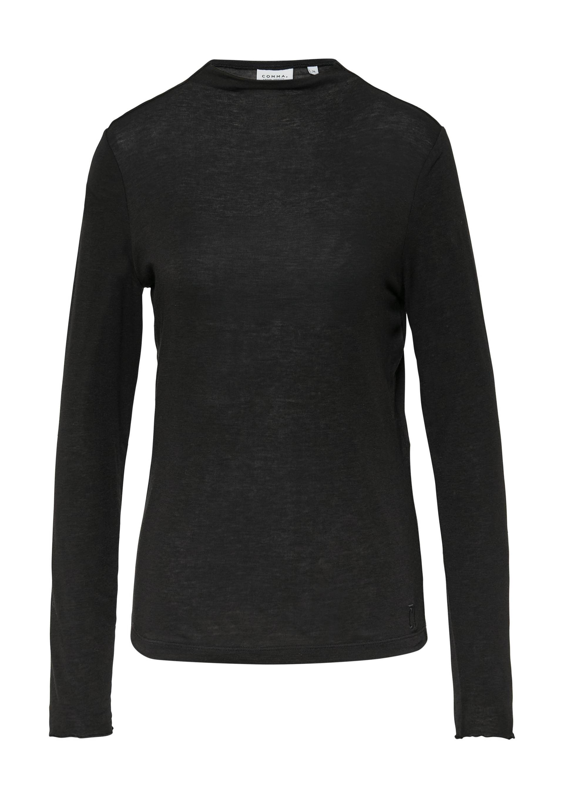 comma casual identity - T-Shirt schwarz - Gr. - 44 von comma casual identity