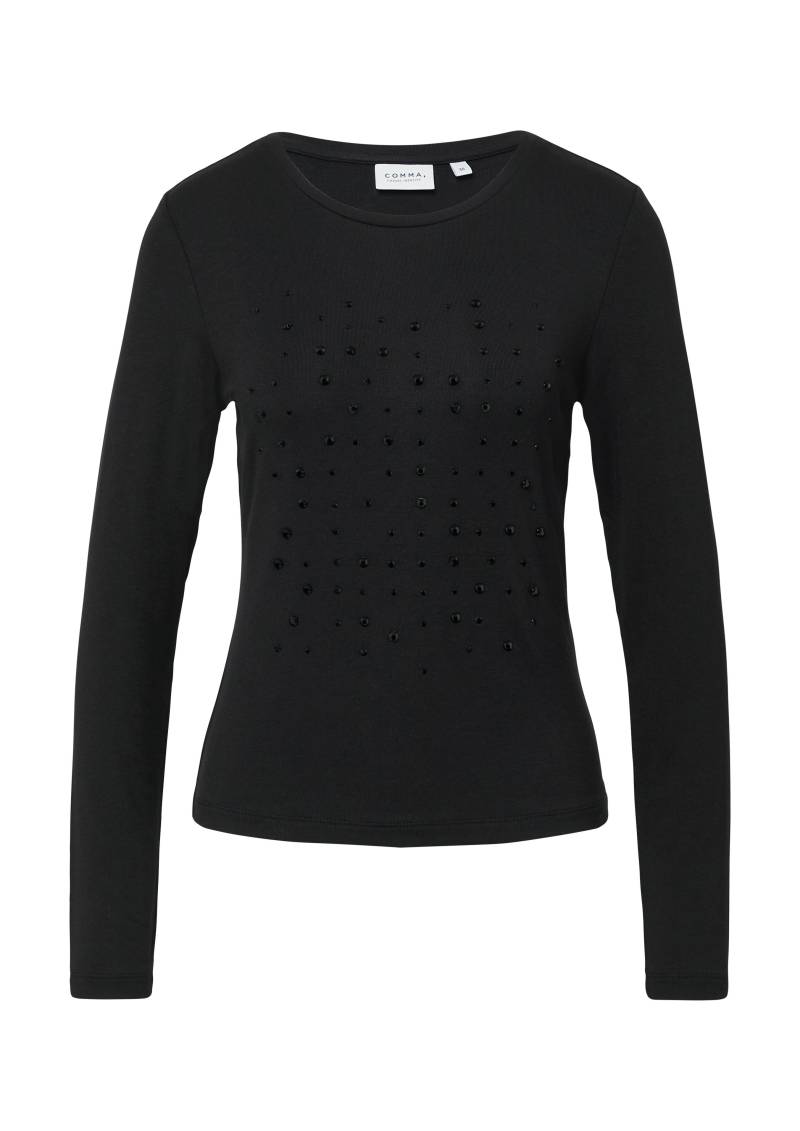 comma casual identity - T-Shirt schwarz - Gr. - 46 von comma casual identity