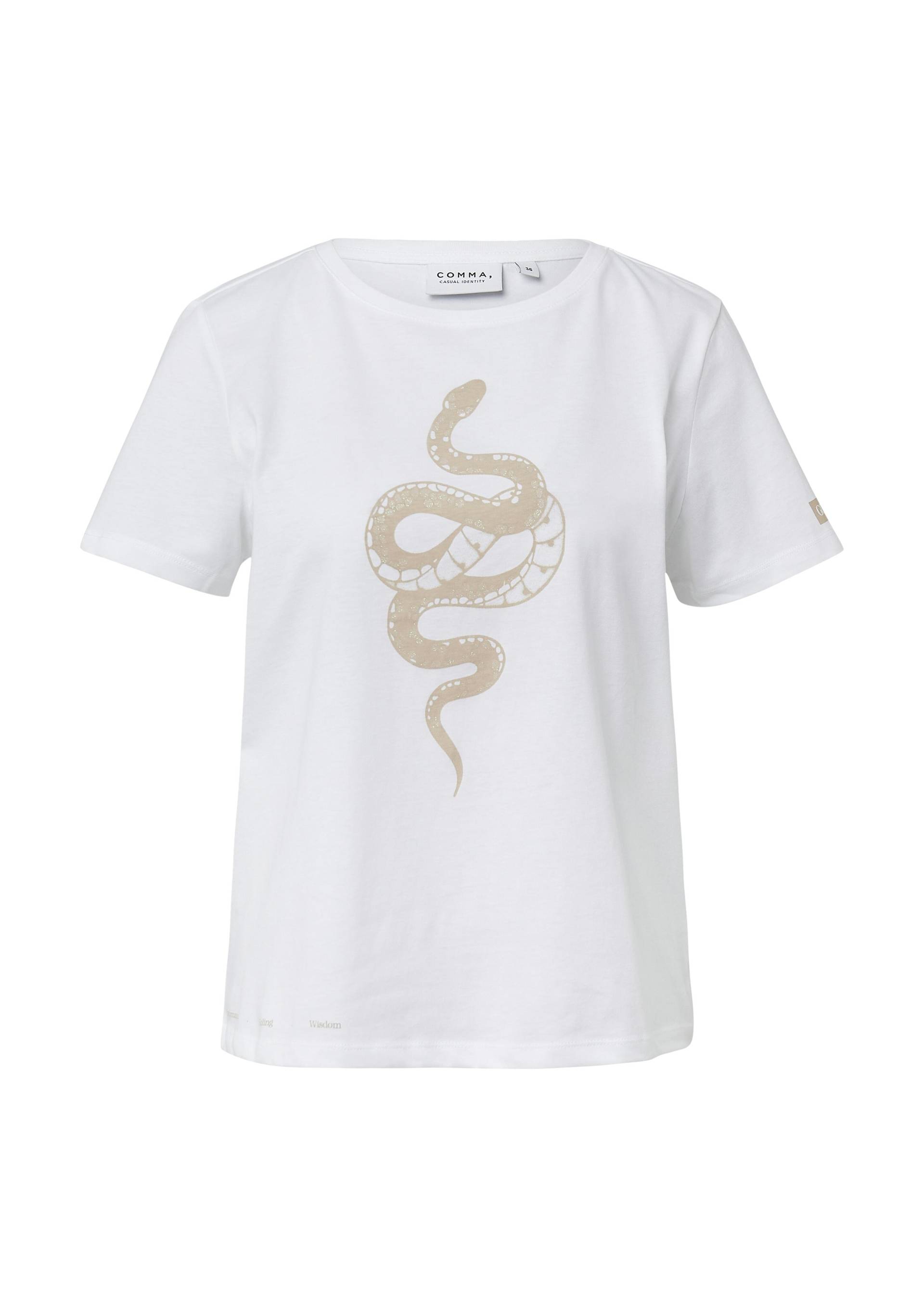 comma casual identity - T-Shirt weiß - Gr. - 34 von comma casual identity