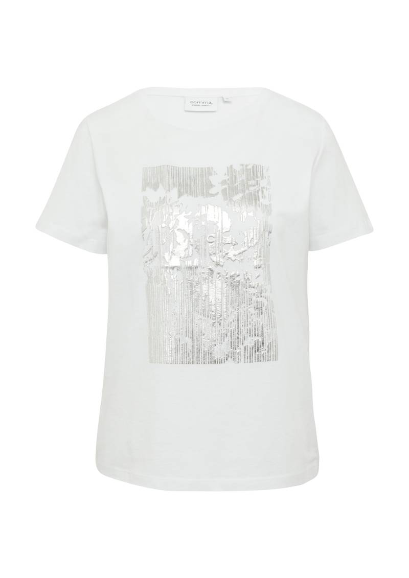 comma casual identity - T-Shirt weiß - Gr. - 44 von comma casual identity