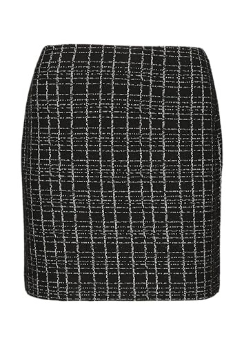 Comma Damen 2158132 Rock, Schwarz,46 von comma