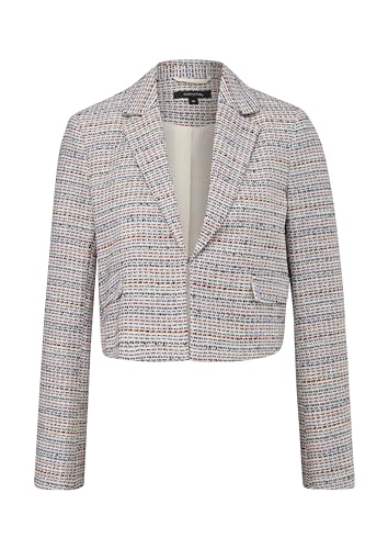 COMMA Damen Blazer 2141107, Mehrfarbig 50s3, 40 von comma