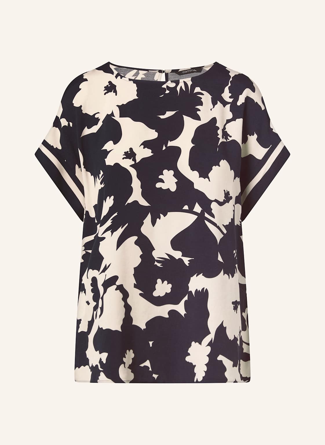 Comma Blusenshirt blau von comma