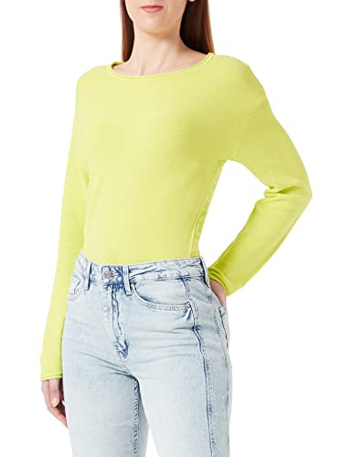 comma Damen 60.2.62.17.170.2128941 Pullover, 1177 gelb, 40 von comma