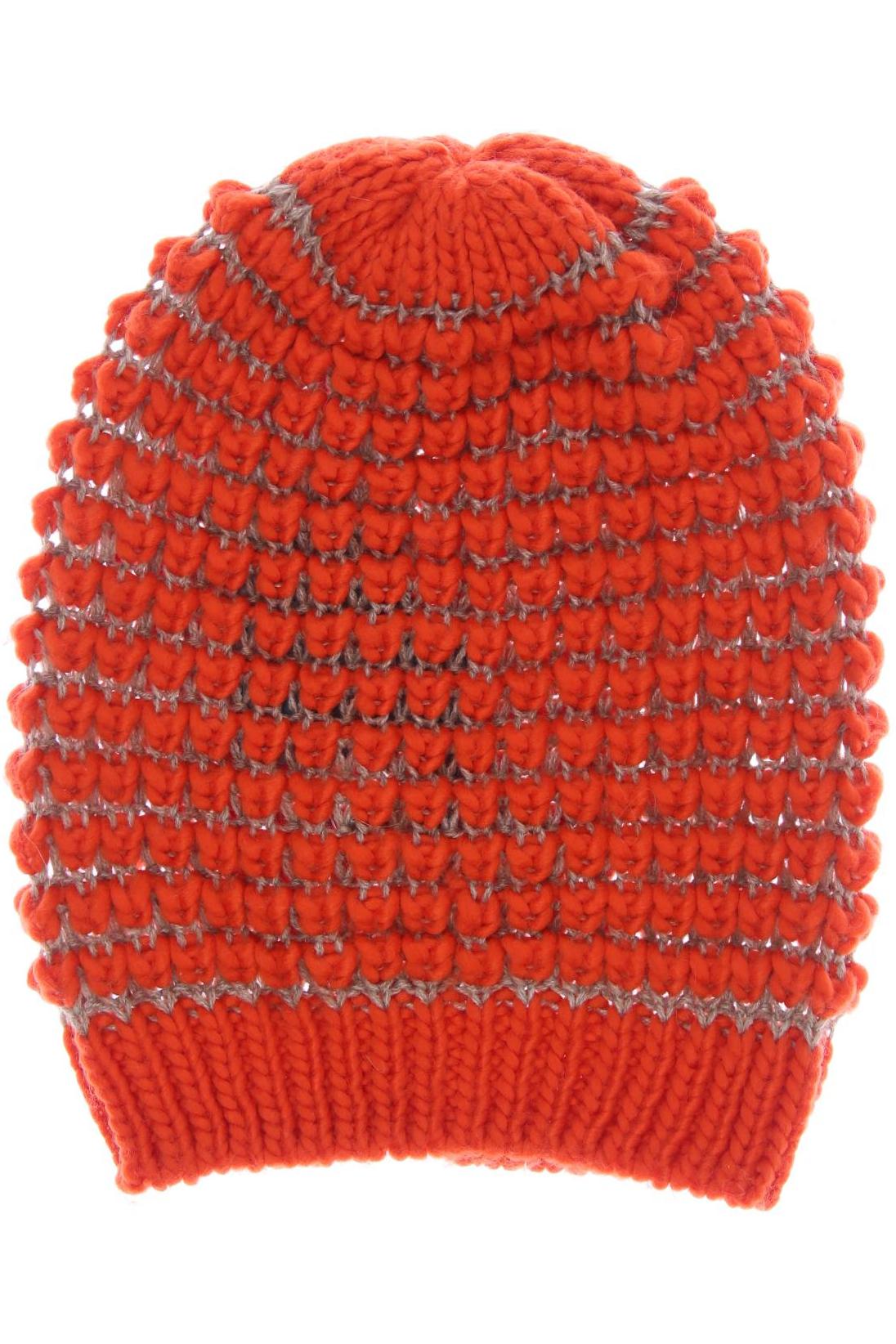 Comma Damen Hut/Mütze, orange von comma