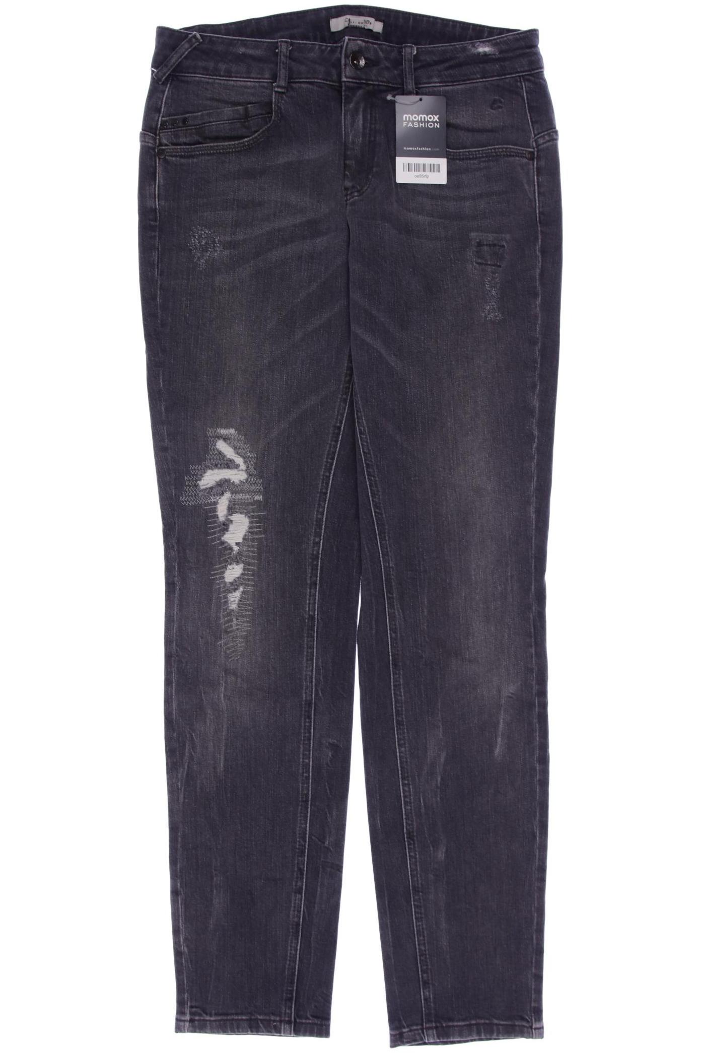 Comma Damen Jeans, grau von comma