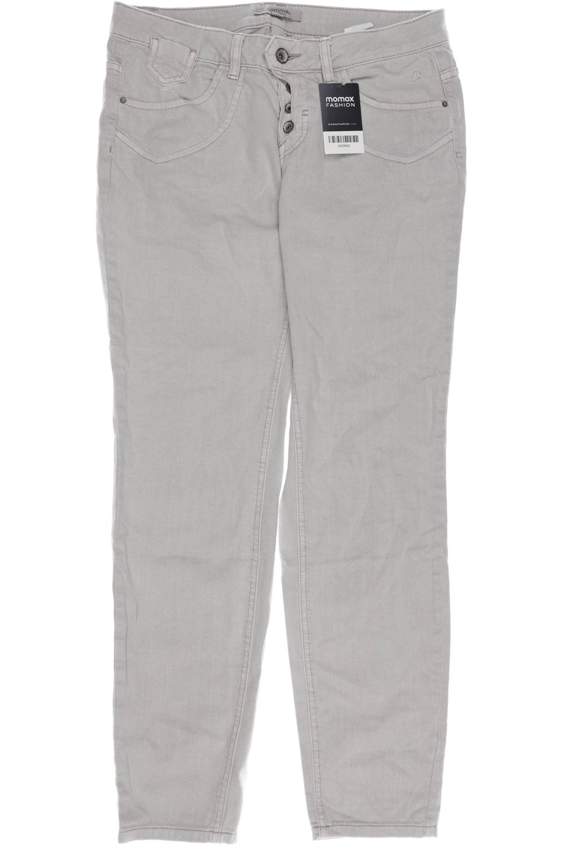 Comma Damen Jeans, grau von comma